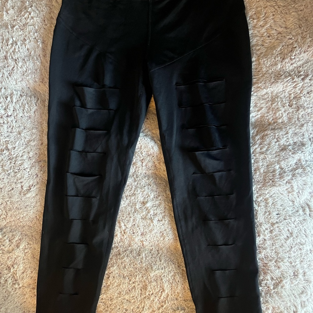 Summerween Collection Betsey Johnson Black Performance Leggings